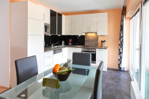 Kuchyňa alebo kuchynka v ubytovaní 3 rooms Sunny Apartments-Schoenbrunn, 100m2 with balcony