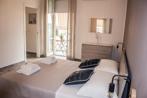 Postel nebo postele na pokoji v ubytování Un posto al sole