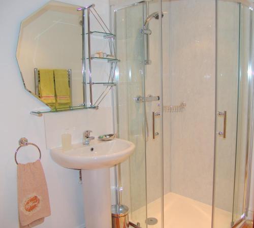 Koupelna v ubytování Hazels Roost B&B