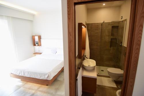 Koupelna v ubytování B&B Maestrale