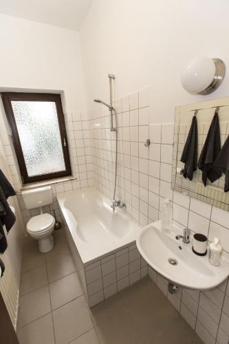 Koupelna v ubytování AVR Apartment HOF 1