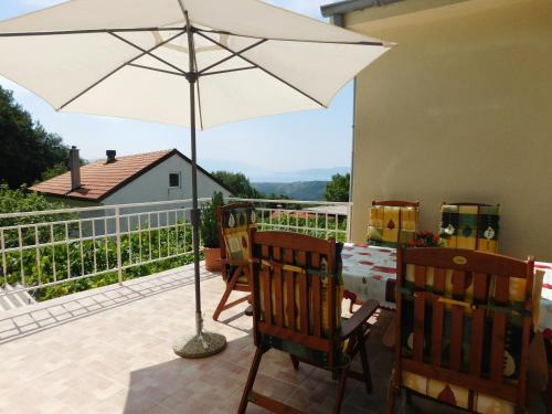 Balkón alebo terasa v ubytovaní Apartment Varelija