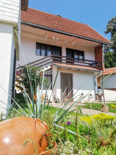 a house with a garden in front of it at Rtanjski konak in Boljevac