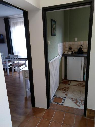 Η κουζίνα ή μικρή κουζίνα στο Apartmány Sharka -Šárka Justrová