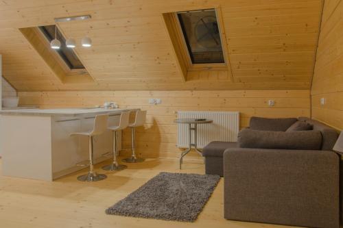 Ruang duduk di Apartament Pod kogutkiem