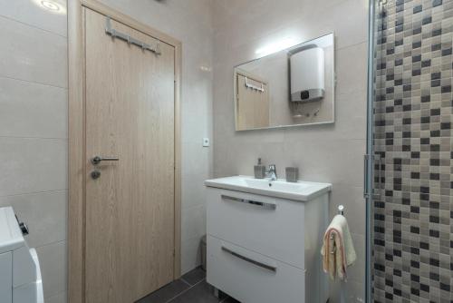 Et badeværelse på Apartment Matea