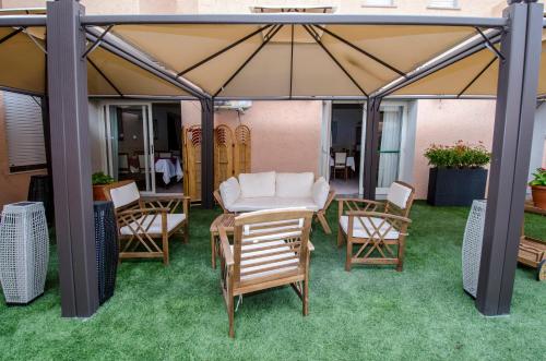 Χώρος καθιστικού στο A.I.R. Hotel Gabbiano