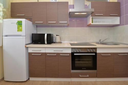 Η κουζίνα ή μικρή κουζίνα στο Kristinos Apartment