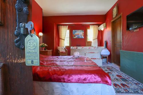 Letto o letti in una camera di Efes Butik Otel