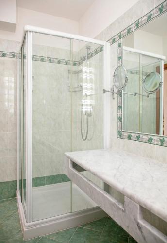 Koupelna v ubytování Hotel Elpiro