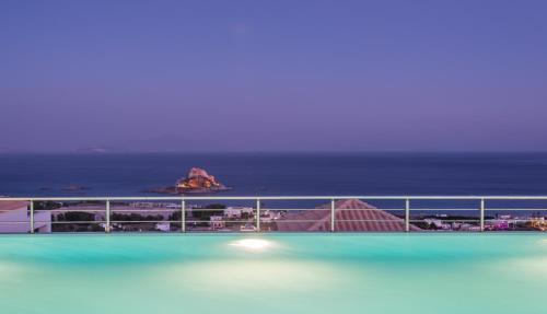 a view of the ocean from a ship at White Rock of Kos Hotel - Adults only in Kefalos