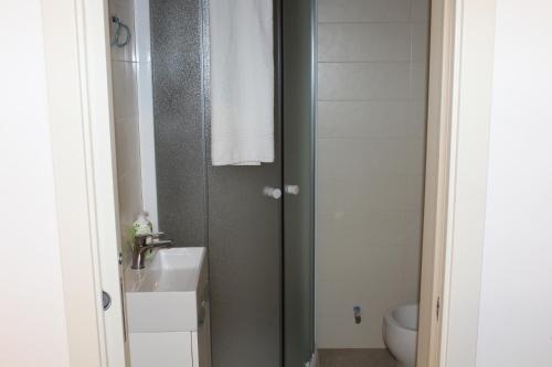 Koupelna v ubytování B&B Ilenia