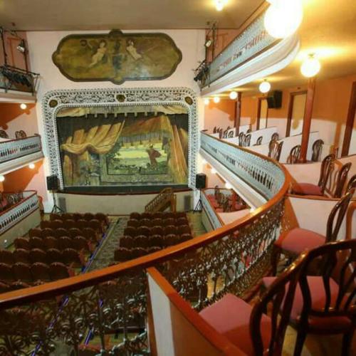 Χώρος καθιστικού στο Apartamentos el Camino