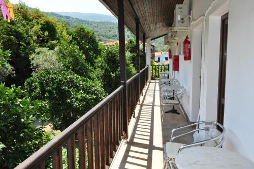 Balkón nebo terasa v ubytování Hotel Hagiati
