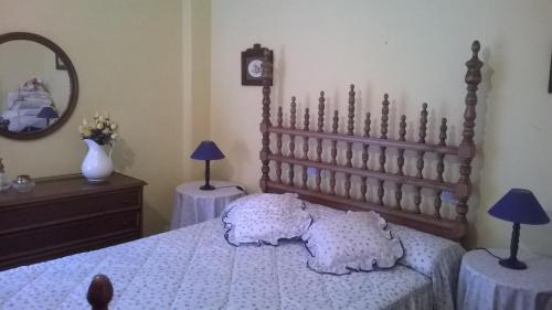 Postel nebo postele na pokoji v ubytování Habitacion Privada en Piso Familiar
