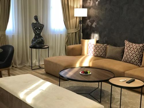 Posezení v ubytování Hotel Deluxe