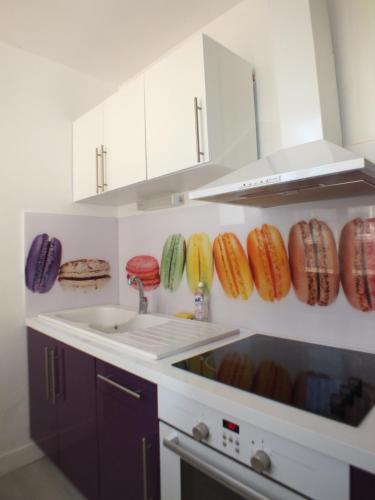 Una cocina o zona de cocina en Residence Mifaly