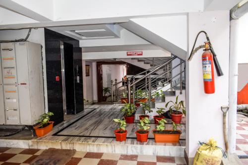 The fitness centre and/or fitness facilities at Hotel Biswanath