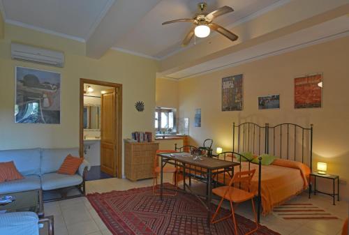Posezení v ubytování B&B di Charme Camelie Palazzo Nicotra
