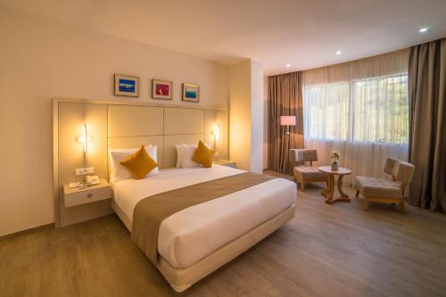 Letto o letti in una camera di Hôtel Sidi Yahia