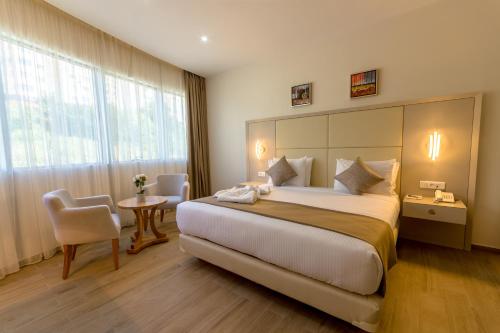 Letto o letti in una camera di Hôtel Sidi Yahia