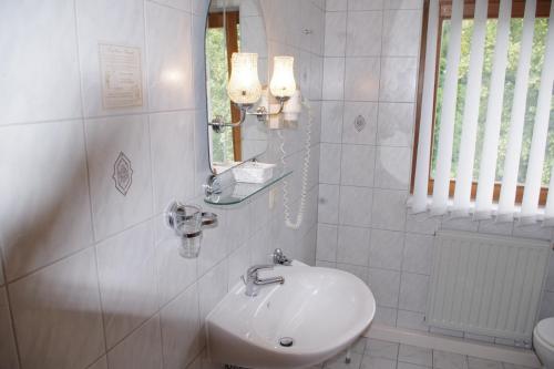 Koupelna v ubytování Hotel Gasthof zum Walfisch