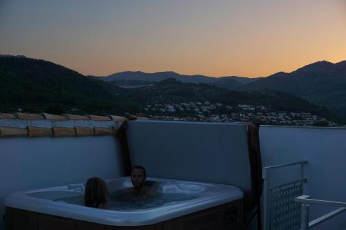 Γενική θέα στο βουνό ή θέα στο βουνό από  αυτό το bed & breakfast