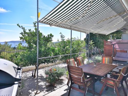 Balkón alebo terasa v ubytovaní Villa Panorama Seget