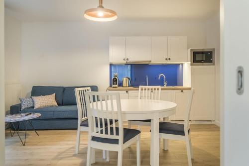 Dapur atau dapur kecil di Apartamenty Draga