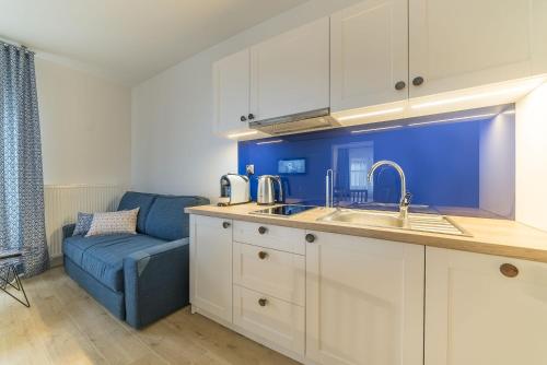 Dapur atau dapur kecil di Apartamenty Draga
