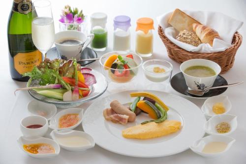 Mad på ryokanen eller i nærheden