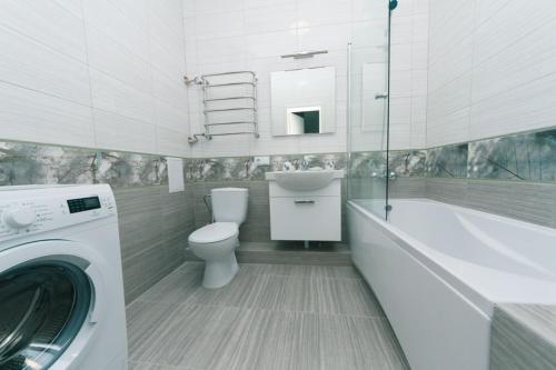 Koupelna v ubytování Apartmant in Smart Plaza
