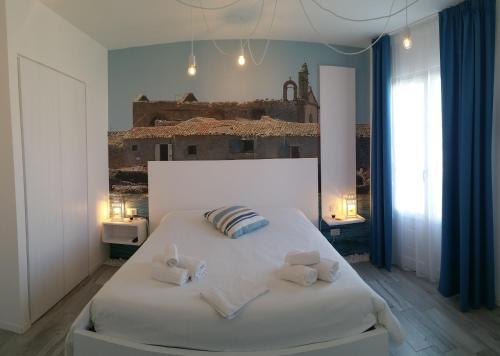 Cama o camas de una habitación en Lyria
