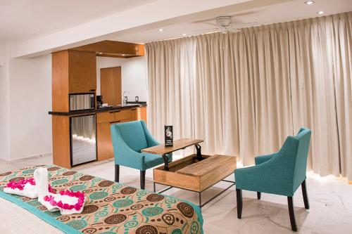 Hotel Posada Quinta Las Floresにあるシーティングエリア