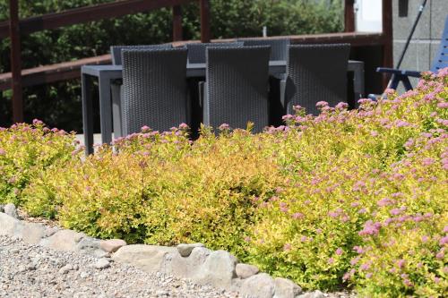 Jardín al aire libre en Thommysminde