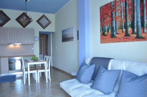 Χώρος καθιστικού στο Summerhouse