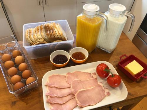 Comida en la casa vacacional o alrededores