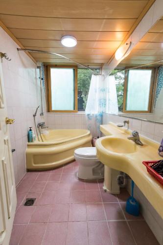 Kupatilo u objektu Casa Cielo