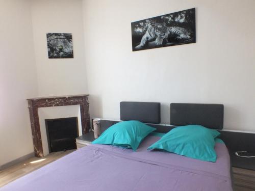 Cama o camas de una habitación en Residence Mifaly