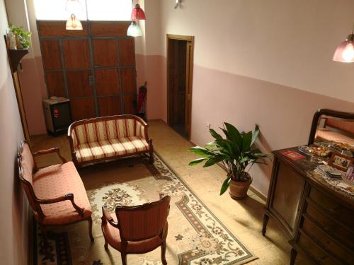 Ruang duduk di B&B Ex Magazzeno Barlotti