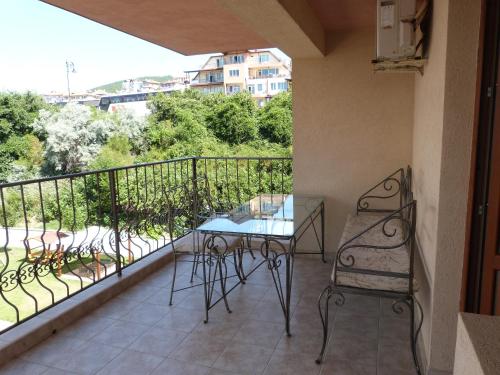 Balkon oz. terasa v nastanitvi Beroe