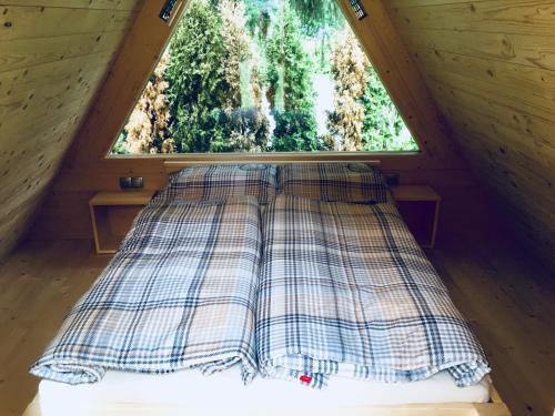 Postel nebo postele na pokoji v ubytování Glamping houses J-Max