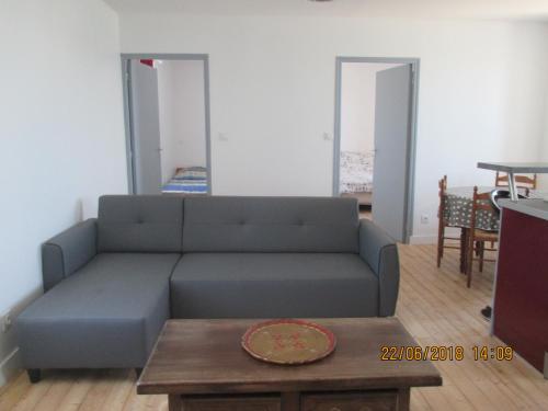Χώρος καθιστικού στο Appartement Bord de Mer