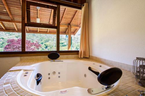 Ένα μπάνιο στο Pousada Villa Campestre
