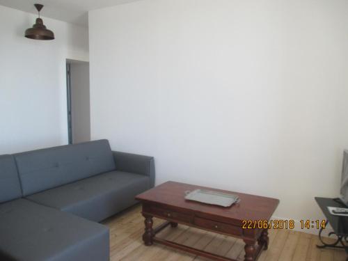 Χώρος καθιστικού στο Appartement Bord de Mer