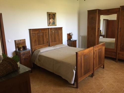 Postel nebo postele na pokoji v ubytování Casa di Vittoria