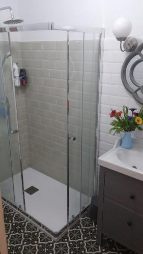Kylpyhuone majoituspaikassa La Motilla