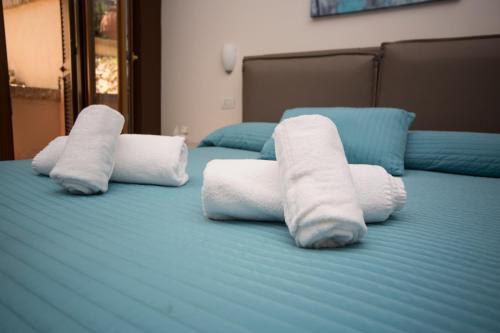 Postel nebo postele na pokoji v ubytování B&B Villa Gaudium