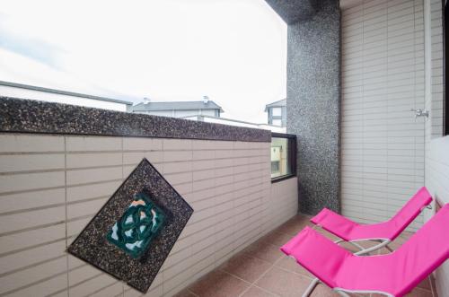 The Hide Bed and breakfastにあるバルコニーまたはテラス