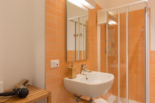 Koupelna v ubytování B&B Ponte Manin